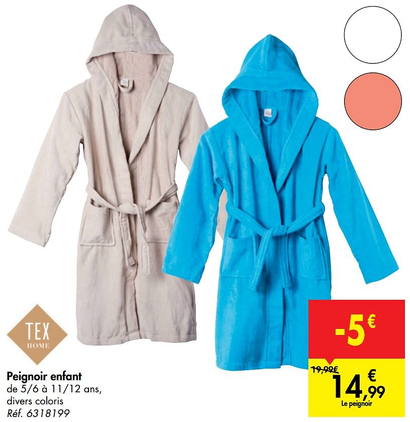 Peignoir clearance enfant carrefour