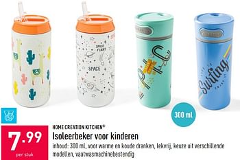 Promoties Isoleerbeker voor kinderen - Home Creation Kitchen - Geldig van 16/09/2020 tot 25/09/2020 bij Aldi