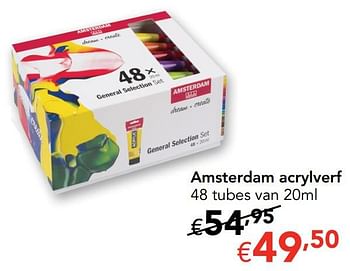 Promoties Amsterdam acrylverf - Talens - Geldig van 07/09/2020 tot 03/10/2020 bij Happyland