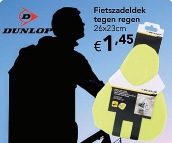 Promoties Fietszadeldek tegen regen - Dunlop - Geldig van 07/09/2020 tot 03/10/2020 bij Happyland