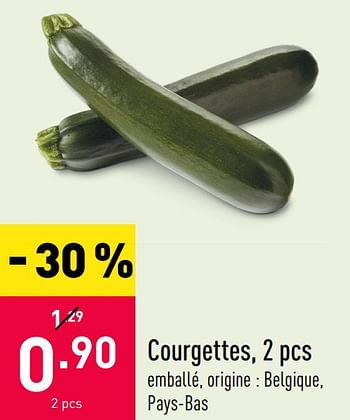 Produit Maison - Aldi Courgettes - En Promotion Chez Aldi