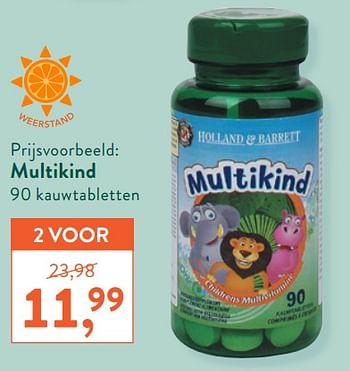 Promoties Multikind - Huismerk - Holland & Barrett - Geldig van 07/09/2020 tot 04/10/2020 bij Holland & Barret