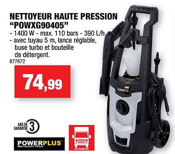 Promotions Powerplus nettoyeur haute pression powxg90405 - Powerplus - Valide de 09/09/2020 à 20/09/2020 chez Hubo