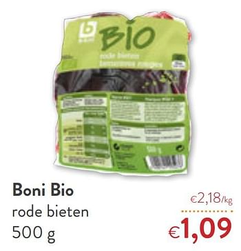 Promoties Boni bio rode bieten - Boni - Geldig van 09/09/2020 tot 22/09/2020 bij OKay