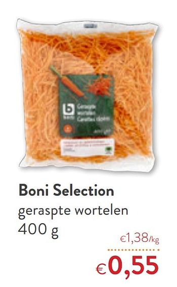 Promotions Boni selection geraspte wortelen - Boni - Valide de 09/09/2020 à 22/09/2020 chez OKay