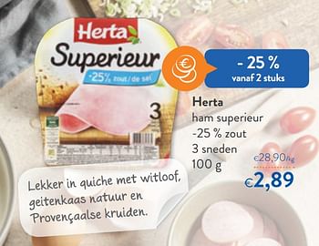 Promoties Herta ham superieur - Herta - Geldig van 09/09/2020 tot 22/09/2020 bij OKay