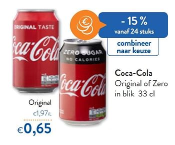 Promoties Coca-cola original - Coca Cola - Geldig van 09/09/2020 tot 22/09/2020 bij OKay