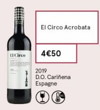Promoties El circo acrobata - Rode wijnen - Geldig van 18/09/2020 tot 04/10/2020 bij MonoPrix