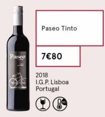 Promoties Paseo tinto - Rode wijnen - Geldig van 18/09/2020 tot 04/10/2020 bij MonoPrix