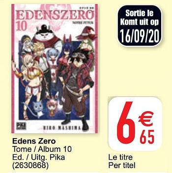 Promotions Edens zero - Produit maison - Cora - Valide de 15/09/2020 à 28/09/2020 chez Cora