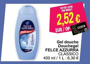 Promotions Gel douche douchegel felce azzurra classico - Felce Azzurra - Valide de 15/09/2020 à 21/09/2020 chez Cora