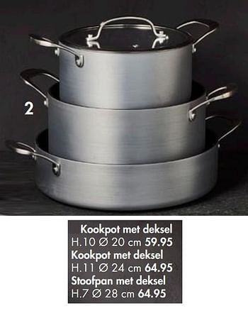 Promoties Kookpot met deksel - Huismerk - Casa - Geldig van 14/09/2020 tot 01/11/2020 bij Casa