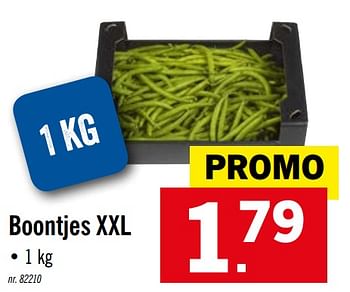 Promotions Boontjes xxl - Produit maison - Lidl - Valide de 21/09/2020 à 26/09/2020 chez Lidl