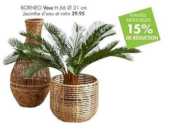 Promoties Borneo vase - Huismerk - Casa - Geldig van 14/09/2020 tot 01/11/2020 bij Casa