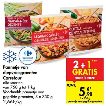 Carrefour Promotie Pannetje Van Diepvriesgroenten Carrefour Pannetje Van Gegrilde Groenten Huismerk Carrefour Diepvries Geldig Tot 28 09 Promobutler