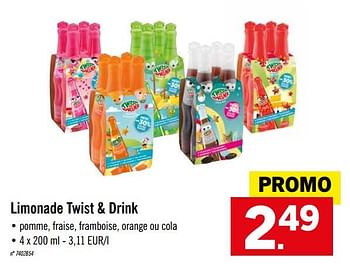 Promotions Limonade twist + drink - Twist & Drink - Valide de 21/09/2020 à 26/09/2020 chez Lidl