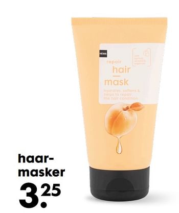 Promotions Haarmasker - Produit maison - Hema - Valide de 16/09/2020 à 06/10/2020 chez Hema