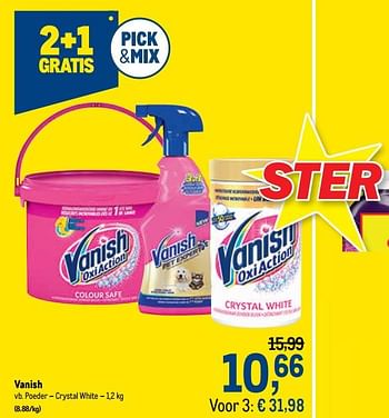 Promotions Vanish poeder - Vanish - Valide de 23/09/2020 à 06/10/2020 chez Makro