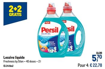Promotions Lessive liquide - Persil - Valide de 23/09/2020 à 06/10/2020 chez Makro