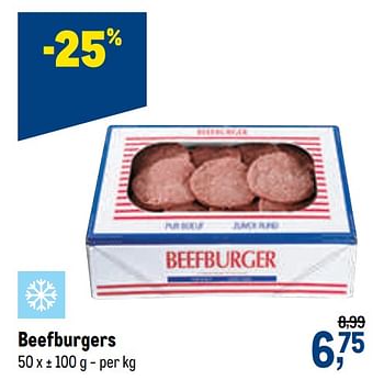 Promoties Beefburgers - Huismerk - Makro - Geldig van 23/09/2020 tot 06/10/2020 bij Makro