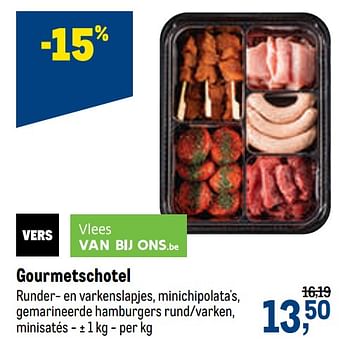 Promoties Gourmetschotel - Huismerk - Makro - Geldig van 23/09/2020 tot 06/10/2020 bij Makro