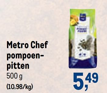Promoties Metro chef pompoenpitten - Huismerk - Makro - Geldig van 23/09/2020 tot 06/10/2020 bij Makro