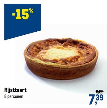 Promoties Rijsttaart - Huismerk - Makro - Geldig van 23/09/2020 tot 06/10/2020 bij Makro