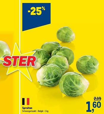 Promoties Spruiten - Huismerk - Makro - Geldig van 23/09/2020 tot 06/10/2020 bij Makro