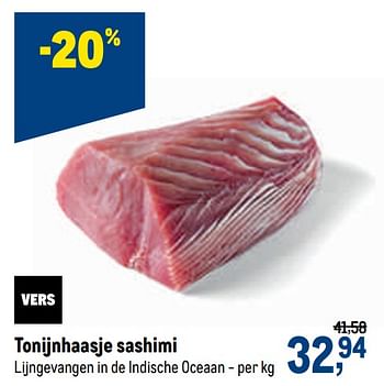 Promoties Tonijnhaasje sashimi - Huismerk - Makro - Geldig van 23/09/2020 tot 06/10/2020 bij Makro