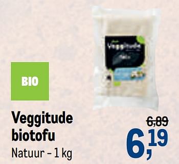 Promoties Veggitude biotofu - Veggitude - Geldig van 23/09/2020 tot 06/10/2020 bij Makro