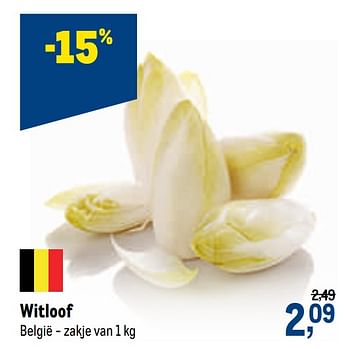 Promoties Witloof - Huismerk - Makro - Geldig van 23/09/2020 tot 06/10/2020 bij Makro