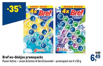 Promoties Bref wc-blokjes promopacks - Bref - Geldig van 23/09/2020 tot 06/10/2020 bij Makro