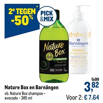 Promoties Nature box shampoo - avocado - Nature Box - Geldig van 23/09/2020 tot 06/10/2020 bij Makro