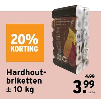 Promoties Hardhoutbriketten - Huismerk - Gamma - Geldig van 16/09/2020 tot 31/10/2020 bij Gamma