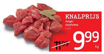 Promoties Mager stoofvlees - Huismerk - Spar Retail - Geldig van 24/09/2020 tot 07/10/2020 bij Spar (Colruytgroup)