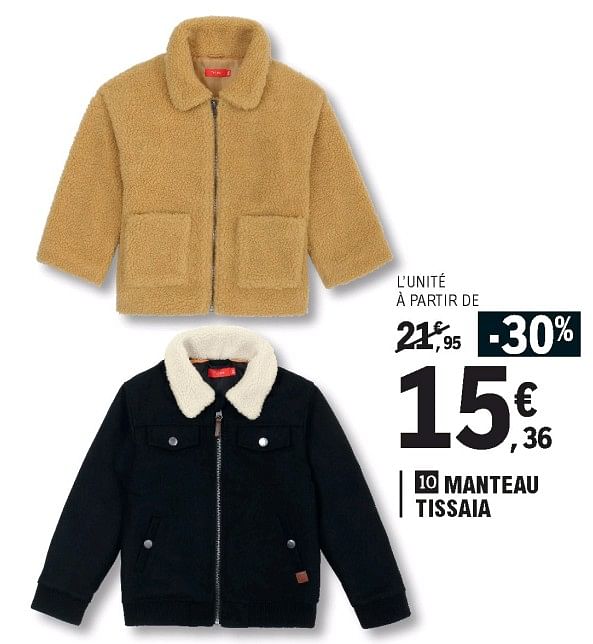 Manteau tissaia best sale