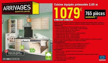 Promotions Cuisine équipée prémontée - Produit Maison - Brico Depot - Valide de 18/09/2020 à 08/10/2020 chez Brico Depot