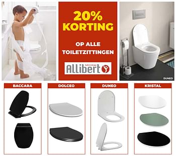 Promotions 20% korting op alle toiletzittingen allibert - Allibert - Valide de 16/09/2020 à 27/10/2020 chez Supra Bazar