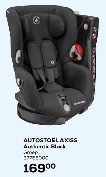 Promotions Autostoel axiss authentic blac - Maxi-cosi - Valide de 16/09/2020 à 27/10/2020 chez Supra Bazar