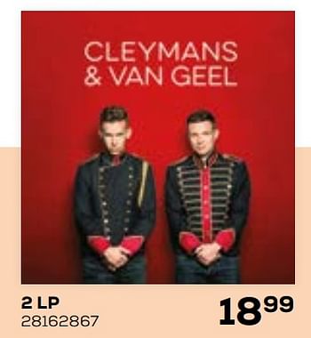 Promotions Cleymans + van geel 2lp - Produit maison - Supra Bazar - Valide de 16/09/2020 à 27/10/2020 chez Supra Bazar