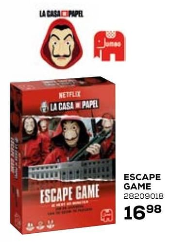 Promotions Escape game - Jumbo - Valide de 16/09/2020 à 27/10/2020 chez Supra Bazar