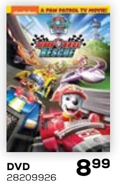 Promotions Paw patrol - ready, race, rescue dvd - Produit maison - Supra Bazar - Valide de 16/09/2020 à 27/10/2020 chez Supra Bazar