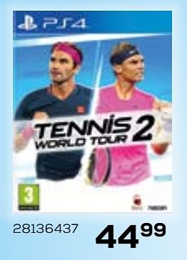 Promotions Ps4 tennis world tour 2 - Nacon - Valide de 16/09/2020 à 27/10/2020 chez Supra Bazar