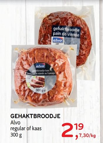 Promoties Gehaktbroodje alvo regular of kaas - Huismerk - Alvo - Geldig van 23/09/2020 tot 06/10/2020 bij Alvo