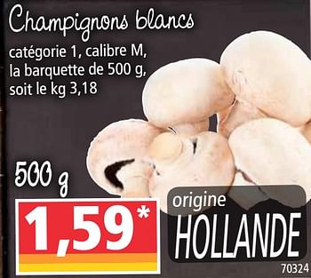 Promoties Champignons blancs - Huismerk - Norma - Geldig van 23/09/2020 tot 30/09/2020 bij Norma