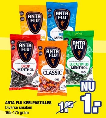 Promoties Anta flu keelpastilles - Anta Flu - Geldig van 21/09/2020 tot 04/10/2020 bij Big Bazar