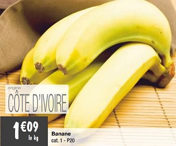 Promotions Banane - Produit Maison - Migros - Valide de 22/09/2020 à 27/09/2020 chez Migros