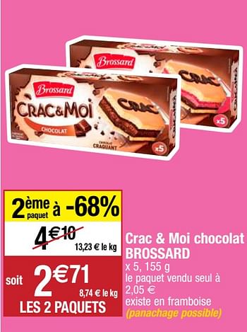 Promoties Crac + moi chocolat brossard - Brossard - Geldig van 22/09/2020 tot 27/09/2020 bij Migros