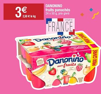 Promoties Danonino fruits panachés - Danone - Geldig van 22/09/2020 tot 27/09/2020 bij Migros
