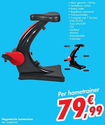 Promoties Magnetische hometrainer - Huismerk - Carrefour  - Geldig van 23/09/2020 tot 28/09/2020 bij Carrefour